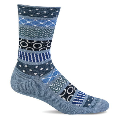 Women's Sockwell Fairisle Pop - Bluestone