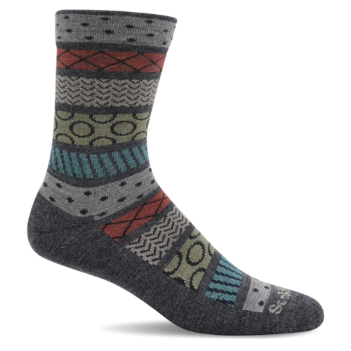 Women's Sockwell Fairisle Pop - Charcoal