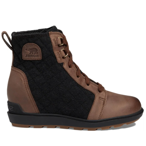 Women’s Sorel Evie II NW Lace Plus Waterproof – Tobacco/Black