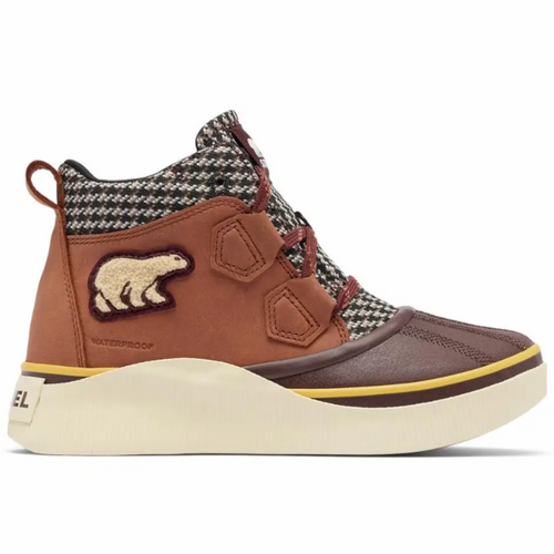 Women’s Sorel Out N About IV Classic Waterproof – Rustic Brown/Redwood