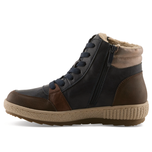 Women's Spring Step Loghaven Boots - Navy Multi