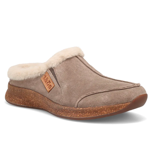 Future Slippers Women's Taos Future - Dark Taupe Suede - Stan's Shoes