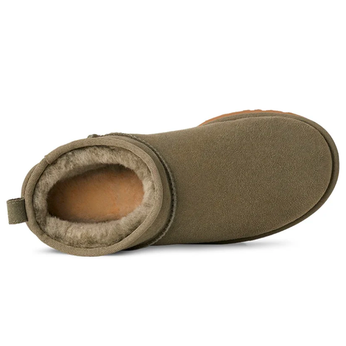 Women’s UGG Classic Ultra Mini Boot – Moss Green/Amphora