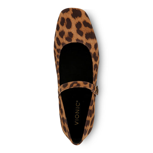 Women's Vionic Alameda - Tan Leopard Suede