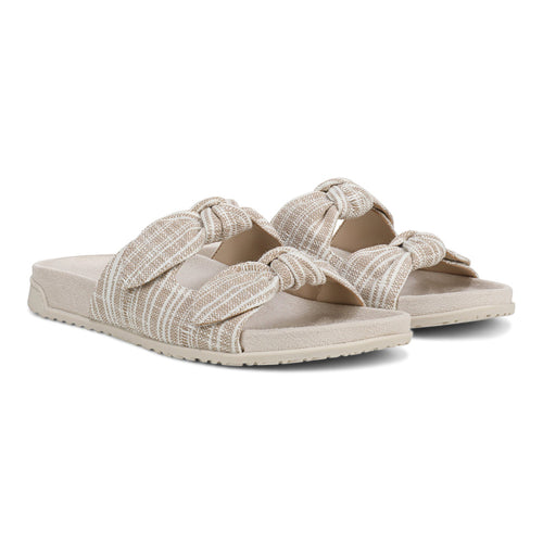 Women's Vionic Elara - Cream Stripe Canvas