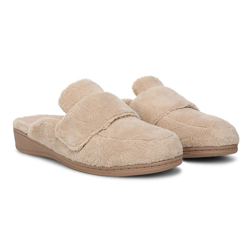 Women's Vionic Gemma II Slippers - Tan Terry