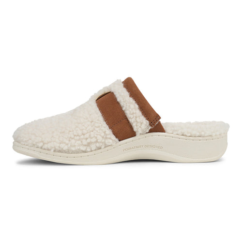 Women's Vionic Izzy Clog Slipper - Cream