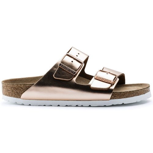 Women's Birkenstock Arizona Soft Footbed – Metallic Copper