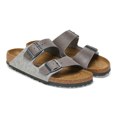 Women’s Birkenstock Arizona Wool – Light Grey/Iron