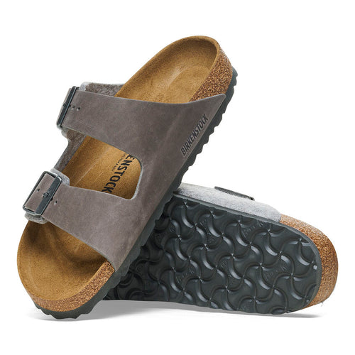 Women’s Birkenstock Arizona Wool – Light Grey/Iron