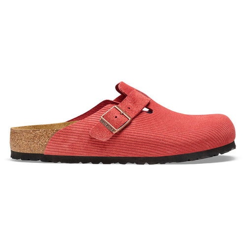 Women’s Birkenstock Boston Corduroy – Sienna Red