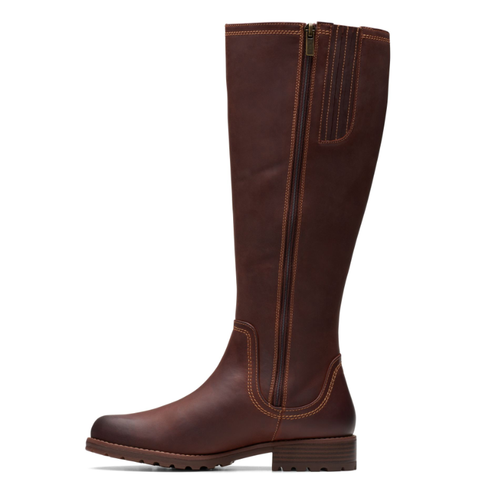 Women's Clarks Aspra Hi Boot - British Tan