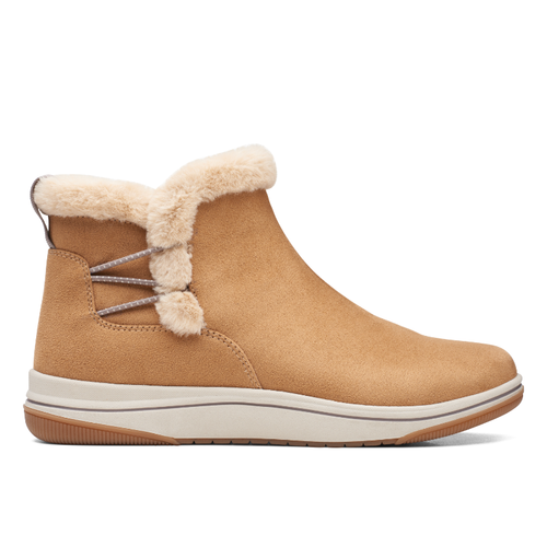 Women’s Clarks Breeze Fur – Tan