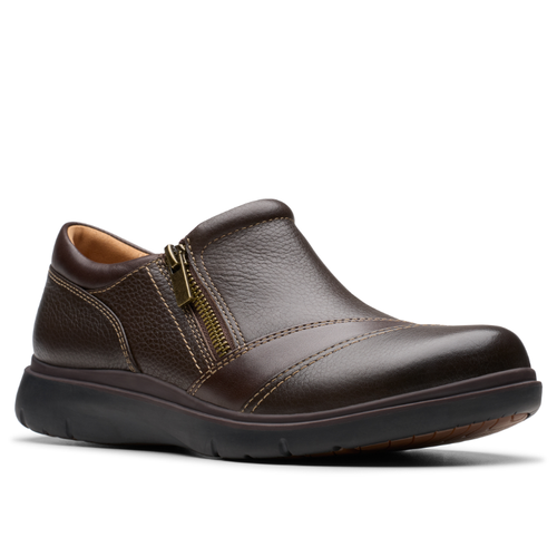 Women’s Clarks Certina Pure – Dark Brown Leather