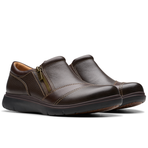 Women’s Clarks Certina Pure – Dark Brown Leather