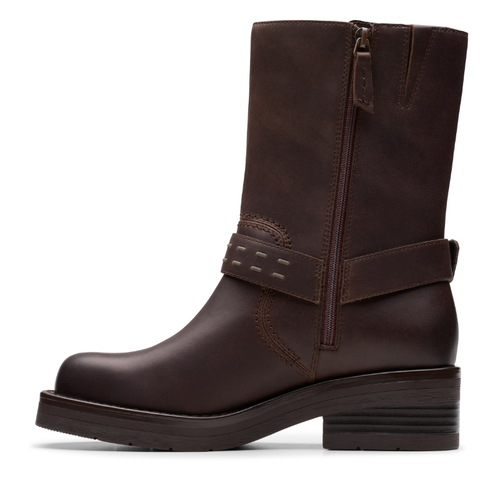 Women’s Clarks Rebelle Up – Walnut Leather