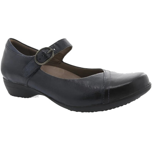 Women's Dansko Fawna - Navy Burnished Calf