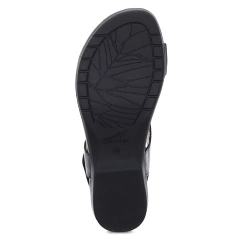 Women’s Dansko Reece Sandal – Black Waxy Burnished