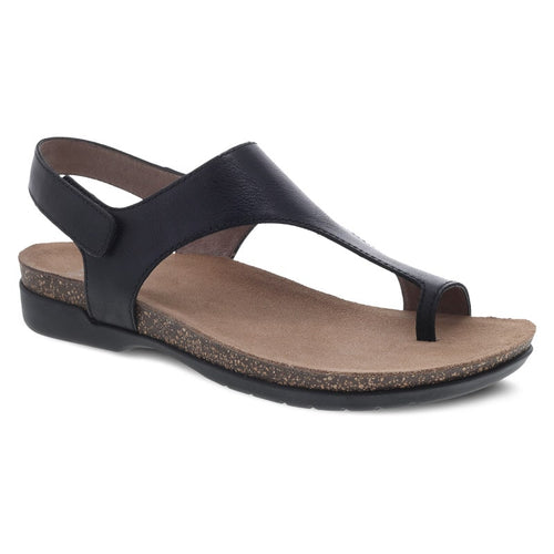 Women’s Dansko Reece Sandal – Black Waxy Burnished