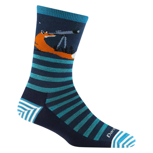 Women's Darn Tough Animal Haus Lightweight Crew Sock - Eclipse