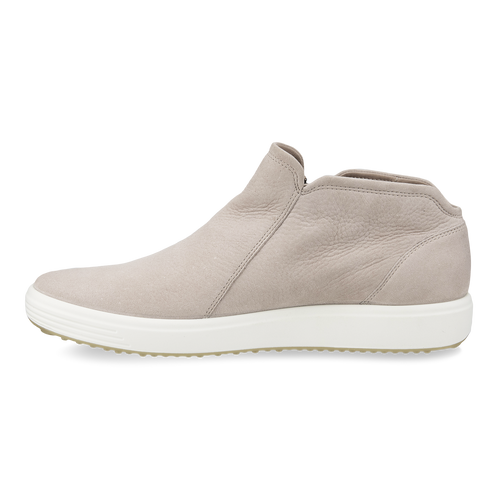 Women's ECCO Soft 7 Low Zip Bootie - Grey Rose