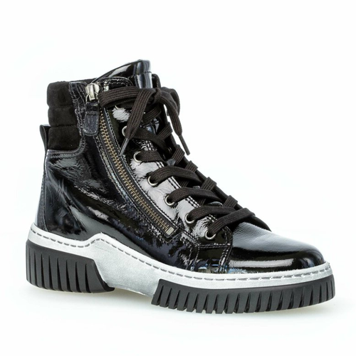 Women's Gabor 93.761 High-Top Sneaker - Schwarz