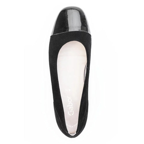 Women's Gabor Marbella Ballet Flat - Schwarz