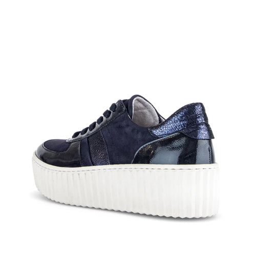 Women's Gabor Natalie Sneaker -Atlantic