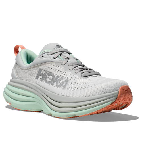 Women’s HOKA Bondi 8 – Startdust/Aqua Breeze
