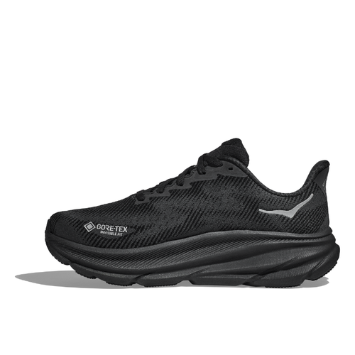 Women's HOKA Clifton 9 GTX - Black/Black (BBLC) 