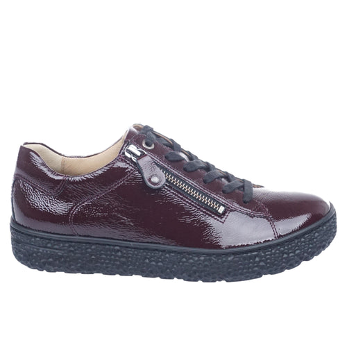 Women's Hartjes Phil Zip - Aubergine/Lack