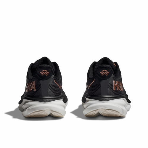 Women's Hoka Clifton 9 - Black/Rose Gold (BRGL)