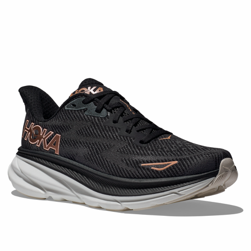 Women's Hoka Clifton 9 - Black/Rose Gold (BRGL)