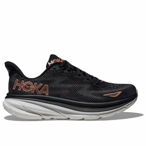 Women's Hoka Clifton 9 - Black/Rose Gold (BRGL)