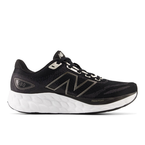 Women's New Balance Fresh Foam X 680v8 - Black/Light Gold Metallic/Black Metallic