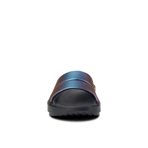 Women's OOFOS OOahh Slide Luxe - Midnight Spectre