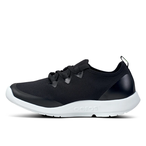 Women’s OOFOS OOmg Sport Low Shoe – White/Black