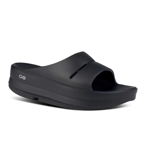 Women's OOFOS OOmega OOahh Slide - Black