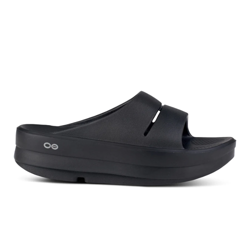 Women's OOFOS OOmega OOahh Slide - Black