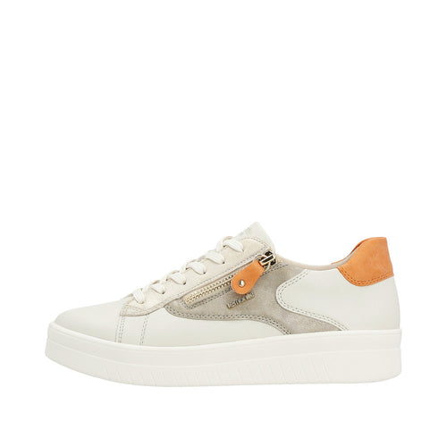 Women's Remonte Kendra 03 - OffWhite/Muschel/Orange