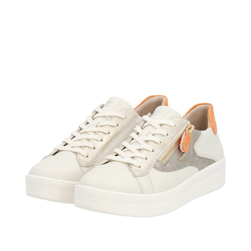 Women's Remonte Kendra 03 - OffWhite/Muschel/Orange