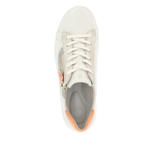 Women's Remonte Kendra 03 - OffWhite/Muschel/Orange