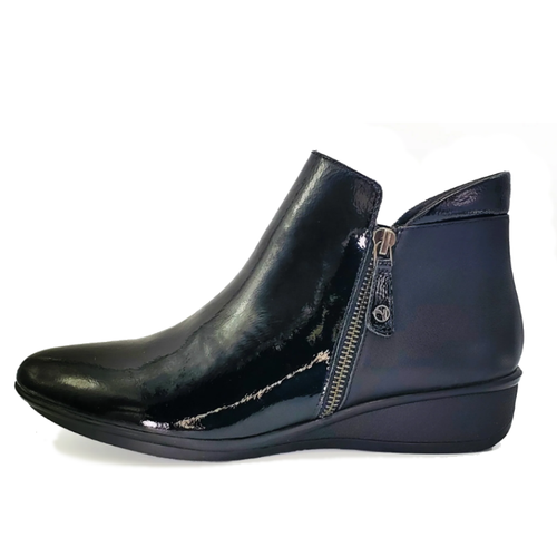 Women's Revere Damascus Bootie - Onyx/Black/Lizard