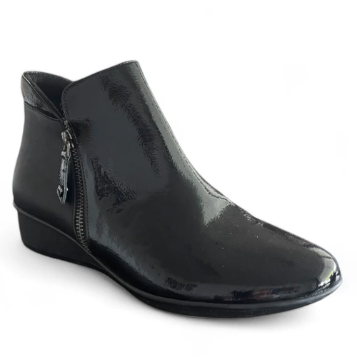 Women's Revere Damascus Bootie - Onyx/Black/Lizard