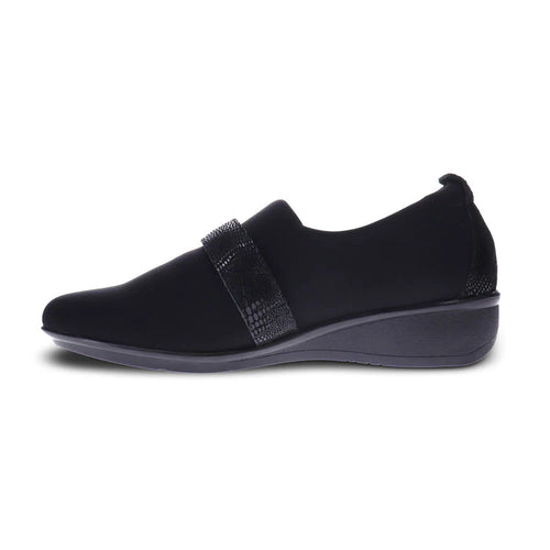 Women's Revere Genoa - Black/Black Lizard