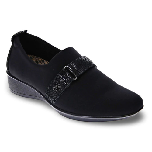 Women's Revere Genoa - Black/Black Lizard