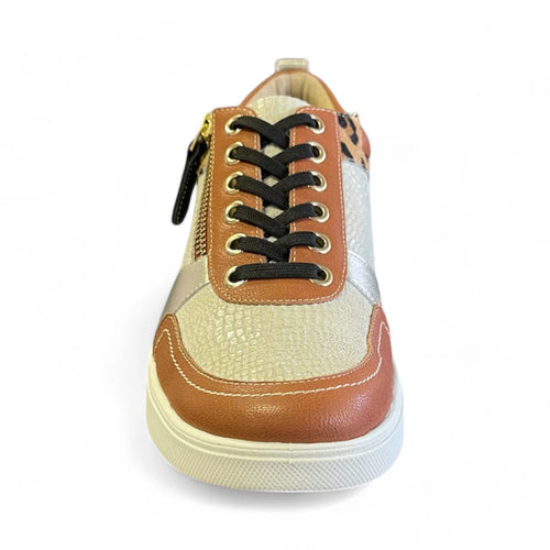 Women's Revere Longbeach - Cognac Multi