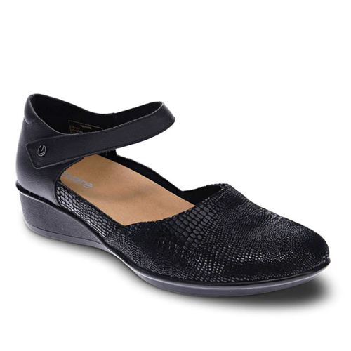 Women's Revere Osaka Mary Jane - Black Lizard