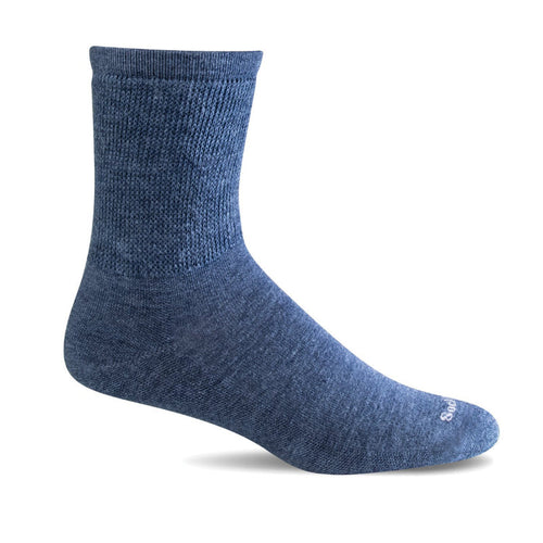 Women's Sockwell Extra Easy Relaxed Fit Crew Socks – Denim