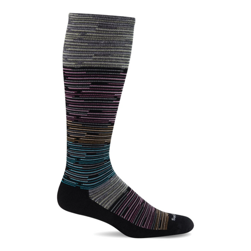 Women's Sockwell Good Vibes Moderate Graduated Compression Socks – Black